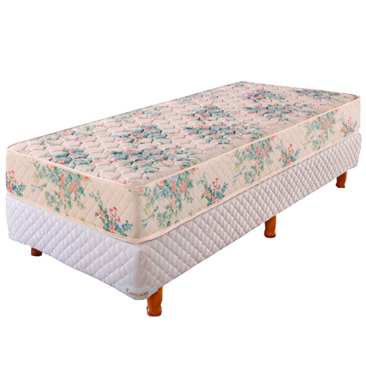 Base Cannon Princess + Colchón Cannon Princess 1 Plaza y ½ (190x100x20)