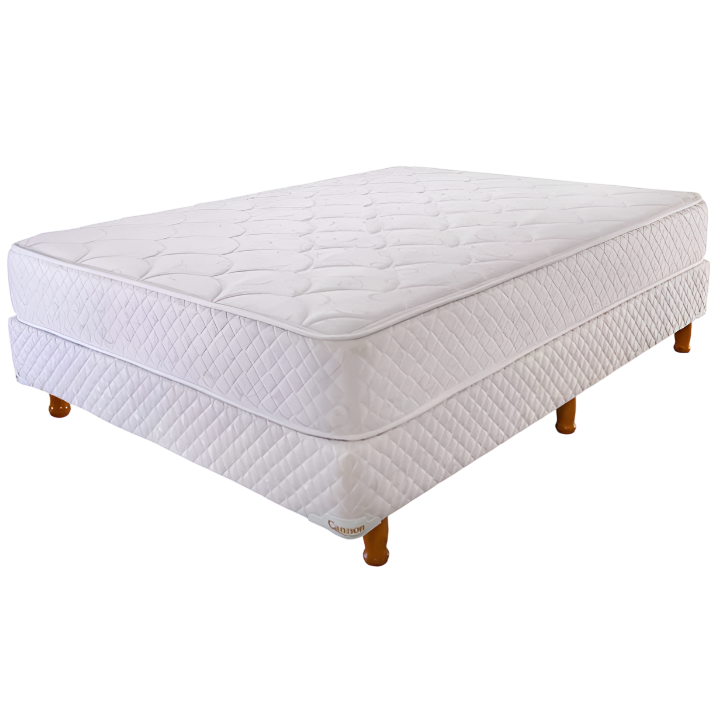 Base Cannon Princess + Colchón Cannon Princess 2 Plazas y ½(190x140x23)